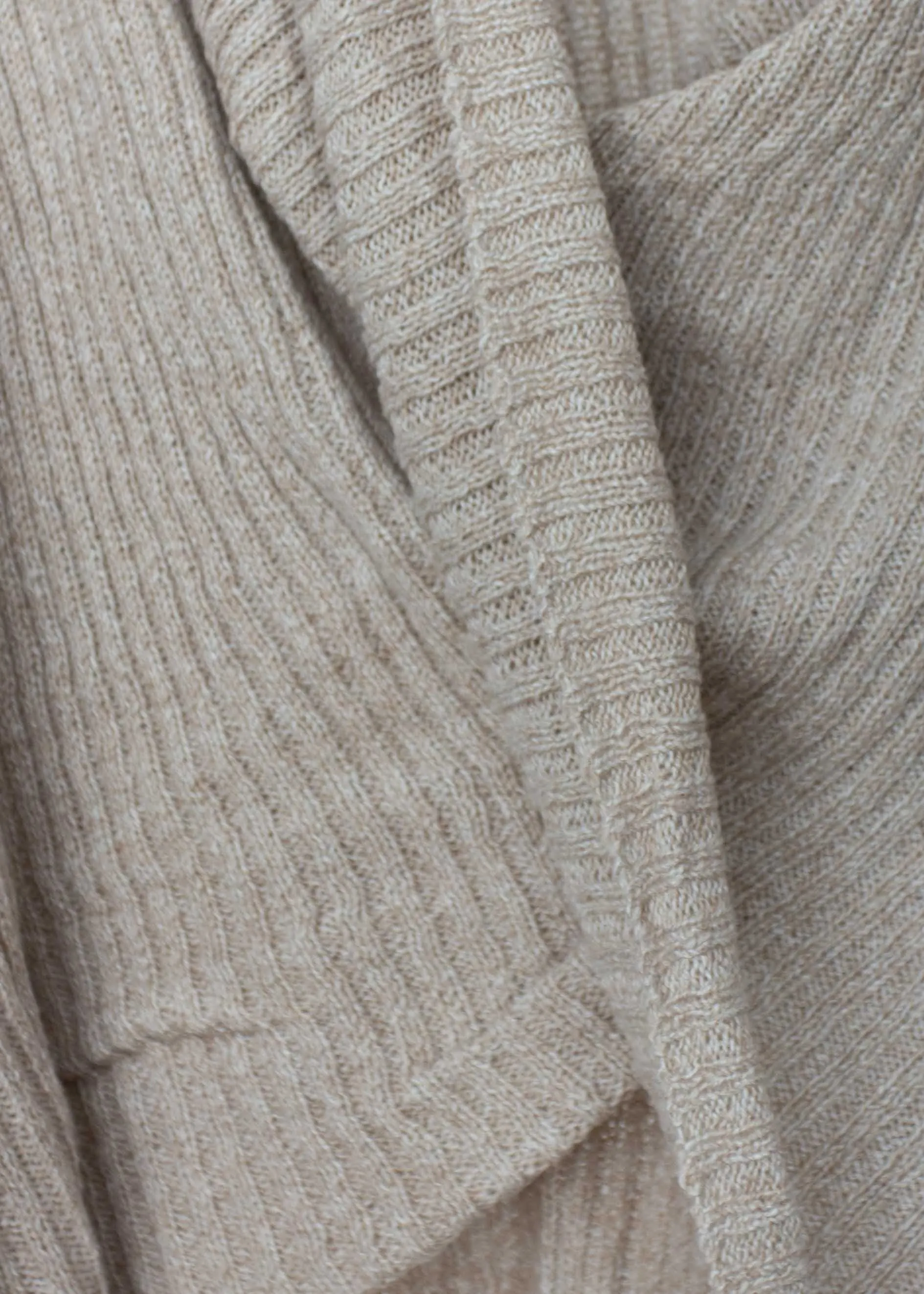 Maia Twist Knit Sweater - Beige