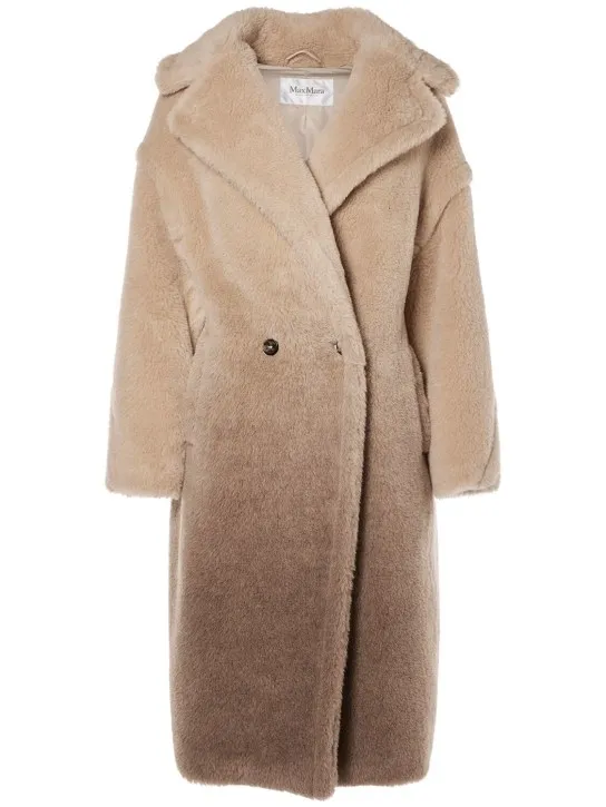 Max Mara   Gatto wool blend long coat 