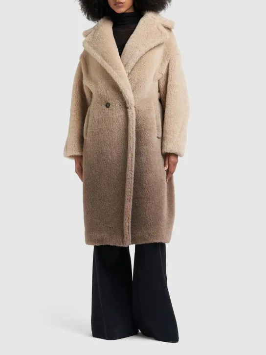 Max Mara   Gatto wool blend long coat 