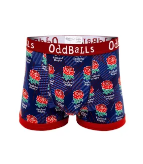 Mens alternate england rugby boxer shorts blue/red OddBalls