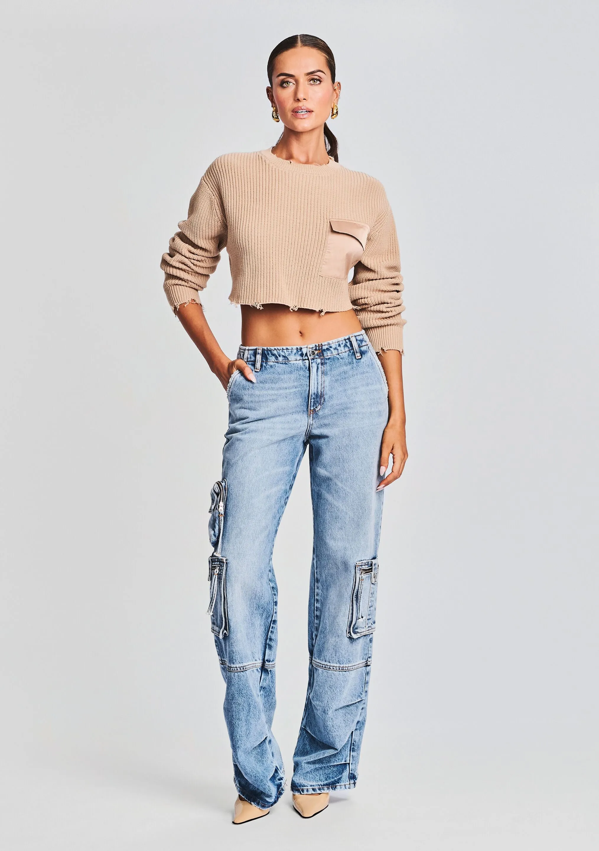 Mid Cropped Devin Sweater