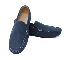 Mocassini uomo casual eleganti estivi blu scarpe Man's Shoes espadrillas barca