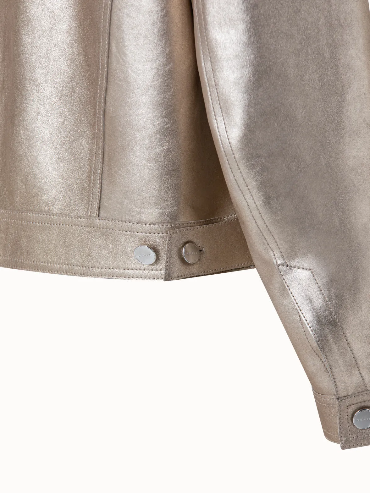 Pearlized Nappa Leather Jacket