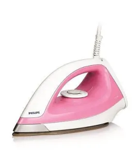 Philips Dry Iron GC158 1100W Golden American  Heritage Soleplate