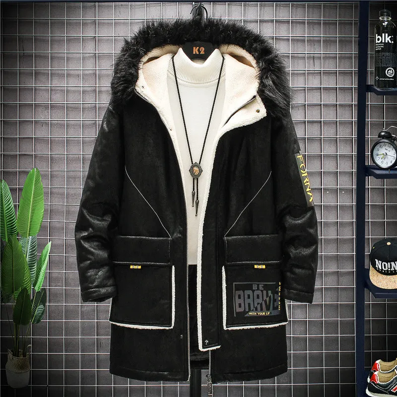 Plush Padded Jacket Youth Men's