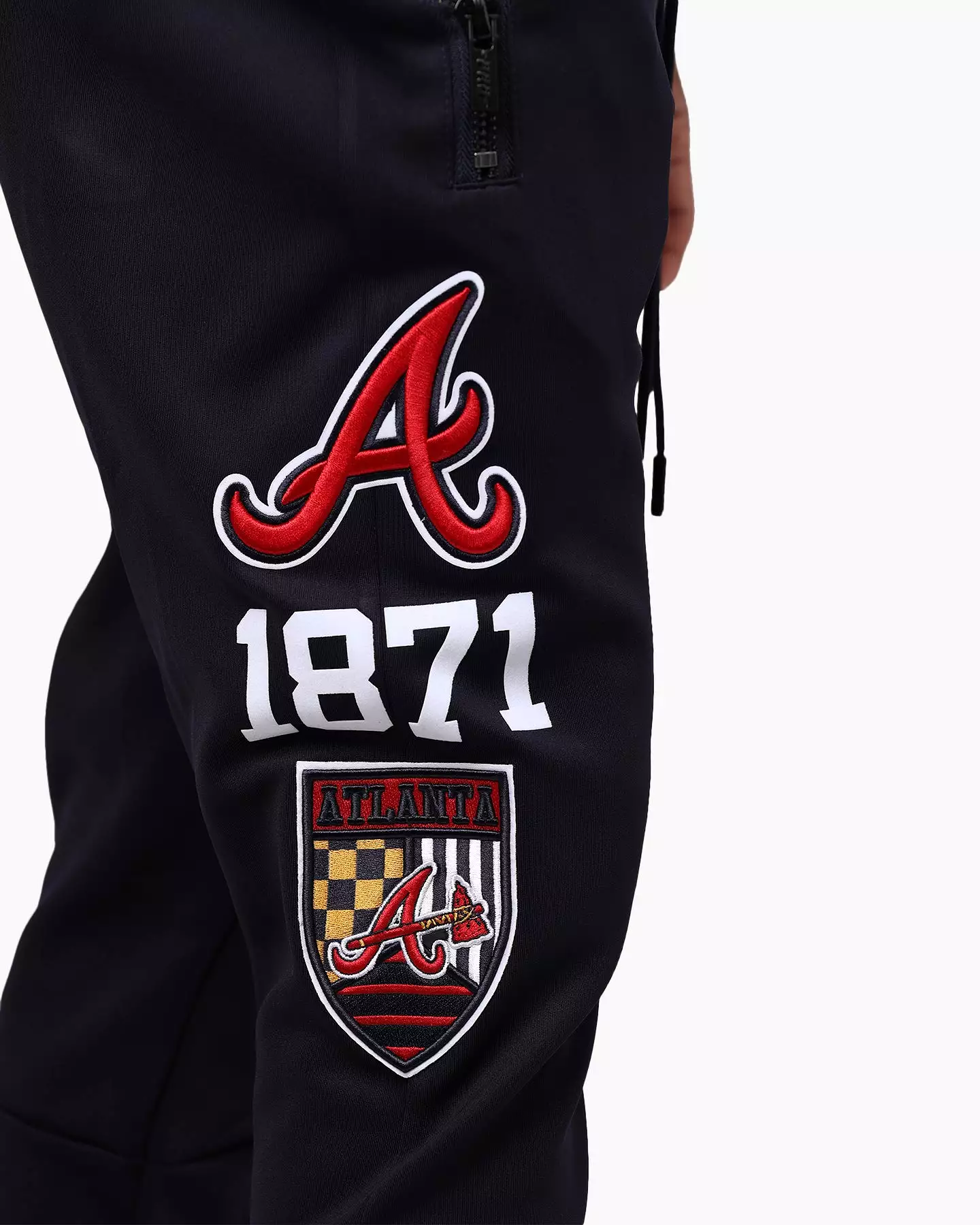 Pro Standard Atlanta Braves Fast Lane Trackpant Midnight/Red