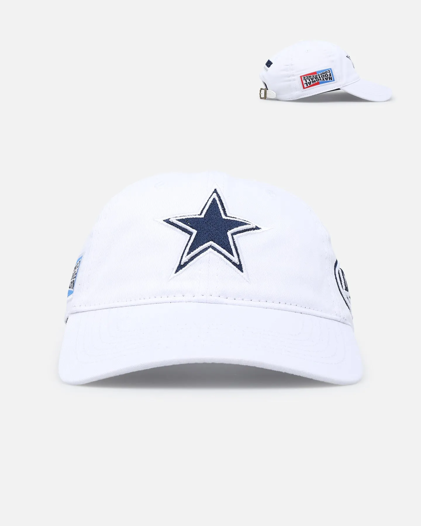 Pro Standard Dallas Cowboys Fast Lane Logo Dad Hat Strapback White