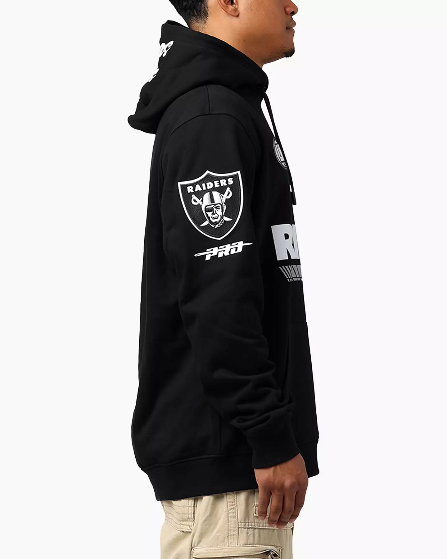 Pro Standard Las Vegas Raiders Fast Lane Hoodie Black