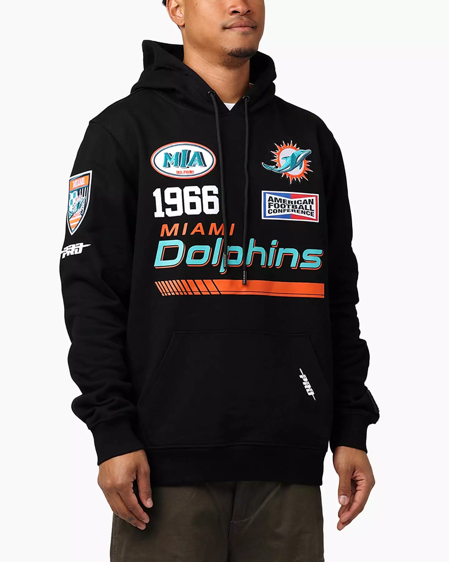 Pro Standard Miami Dolphins Fast Lane Hoodie Black