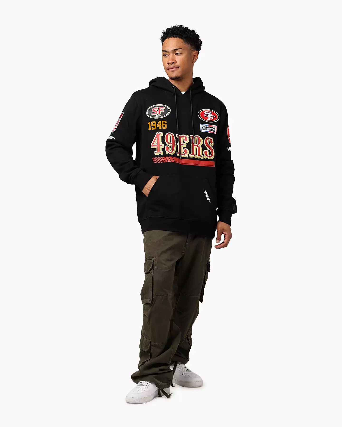 Pro Standard San Francisco 49ers Fast Lane Hoodie Black