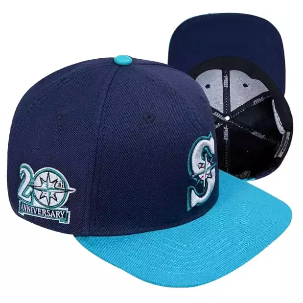 PRO STANDARD SEATTLE MARINERS RETRO PRIMARY LOGO SNAPBACK (NAVY/SEAFOA