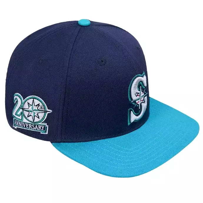 PRO STANDARD SEATTLE MARINERS RETRO PRIMARY LOGO SNAPBACK (NAVY/SEAFOA