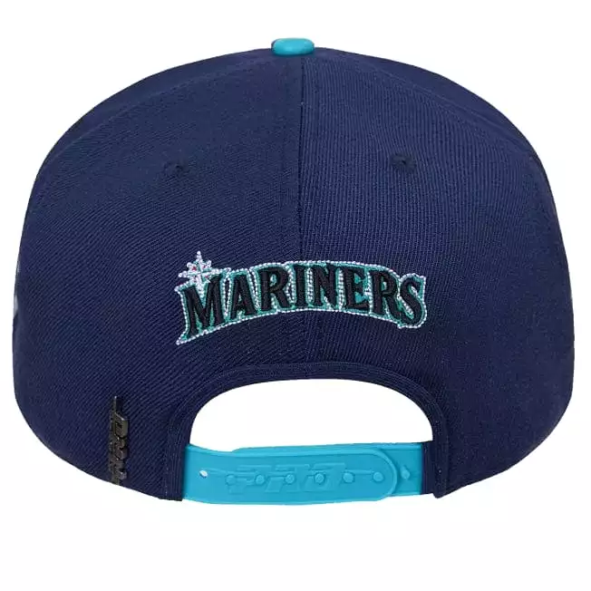 PRO STANDARD SEATTLE MARINERS RETRO PRIMARY LOGO SNAPBACK (NAVY/SEAFOA