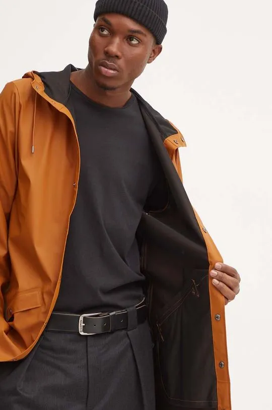 Rains rain jacket Long Jacket W3 orange color 12020-63