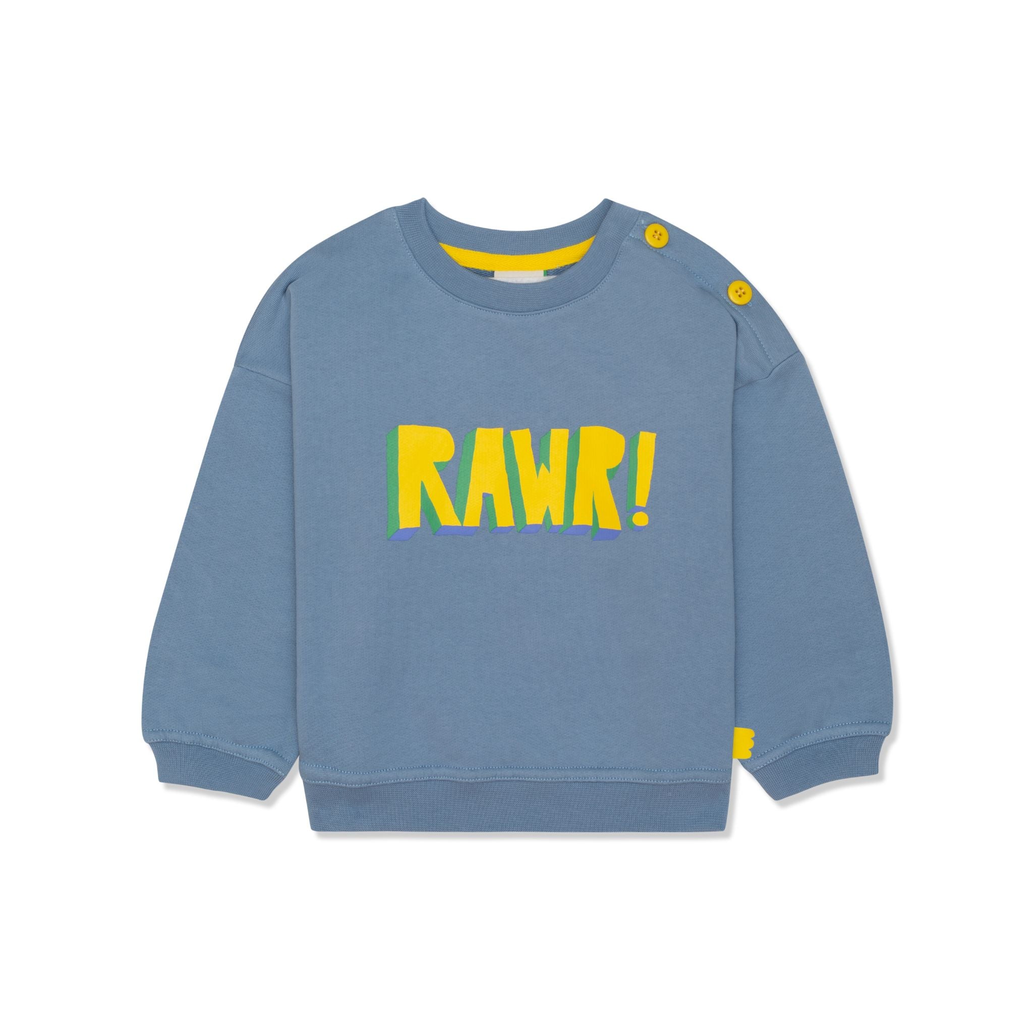 Recycled Cotton Coral Kid Sweatshirt