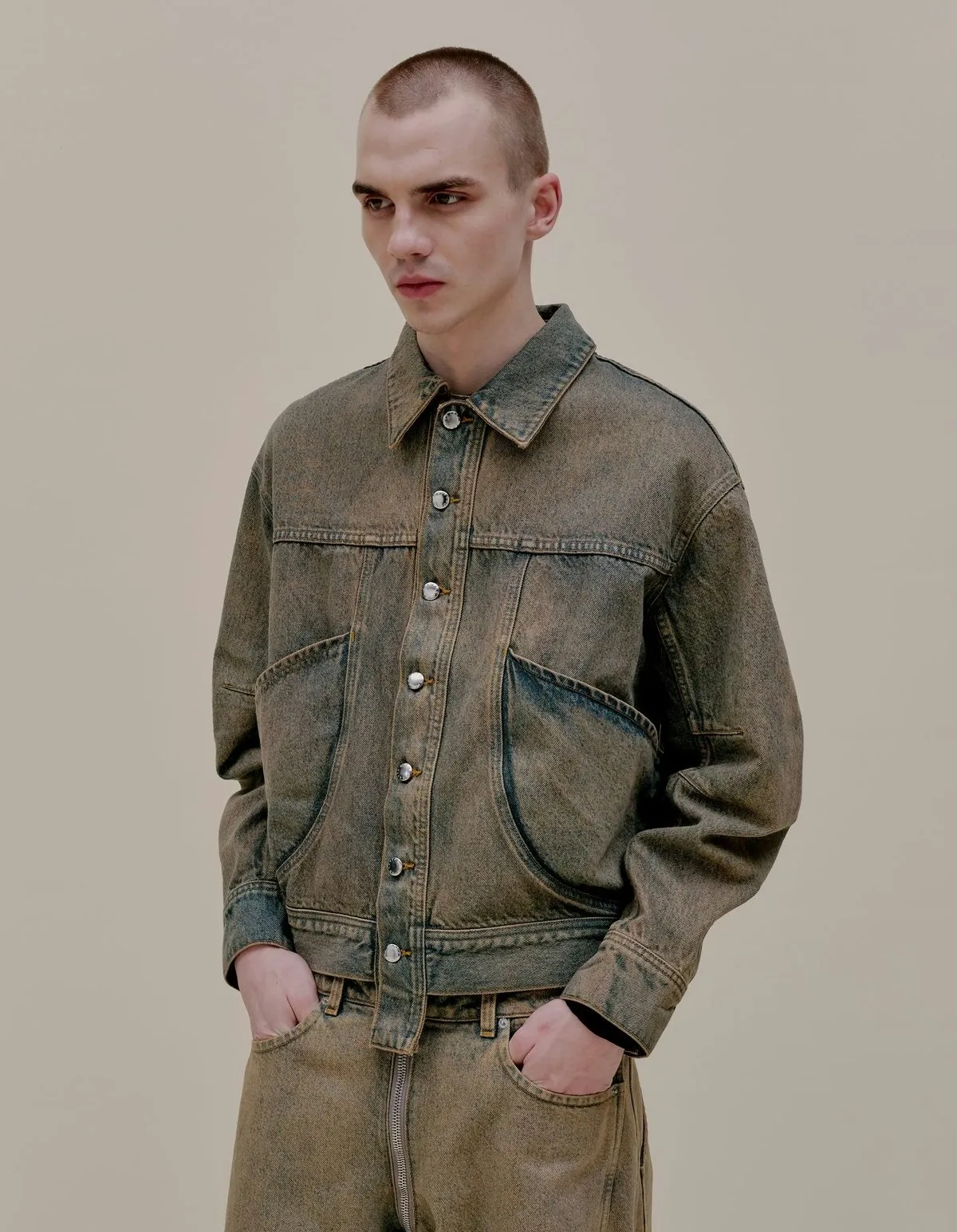 Redux Denim Jacket - Sand