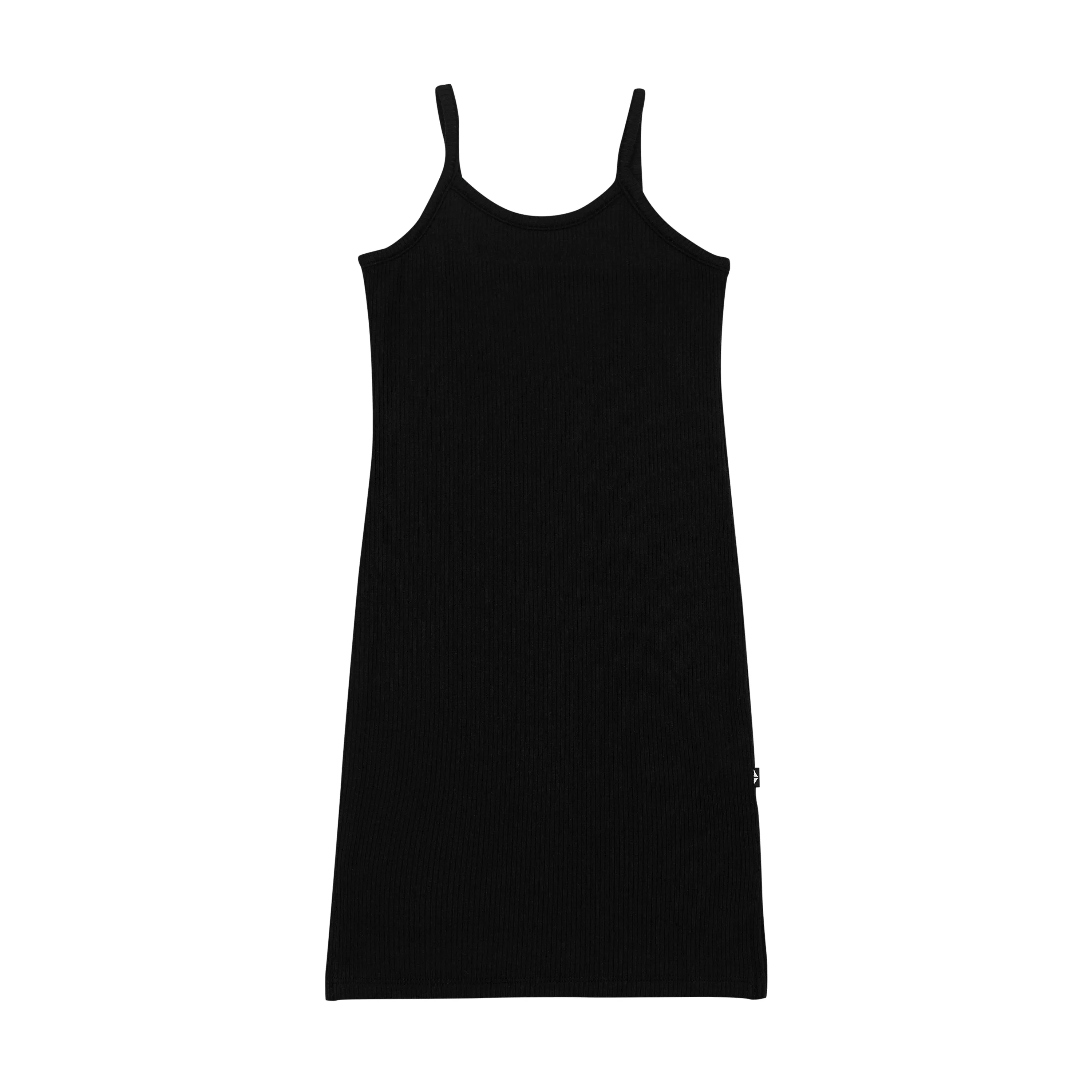 Ribbed Toddler Cami Dress in Midnight