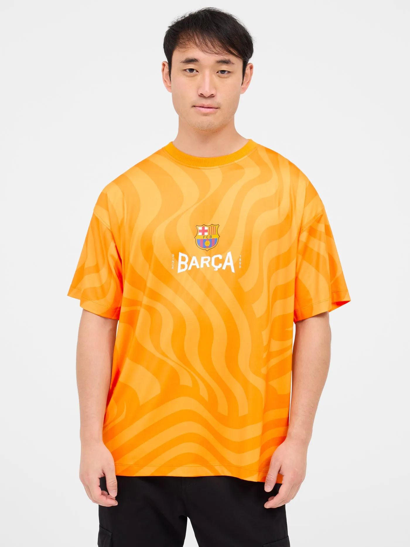 Short-sleeved T-shirt with Bara pattern