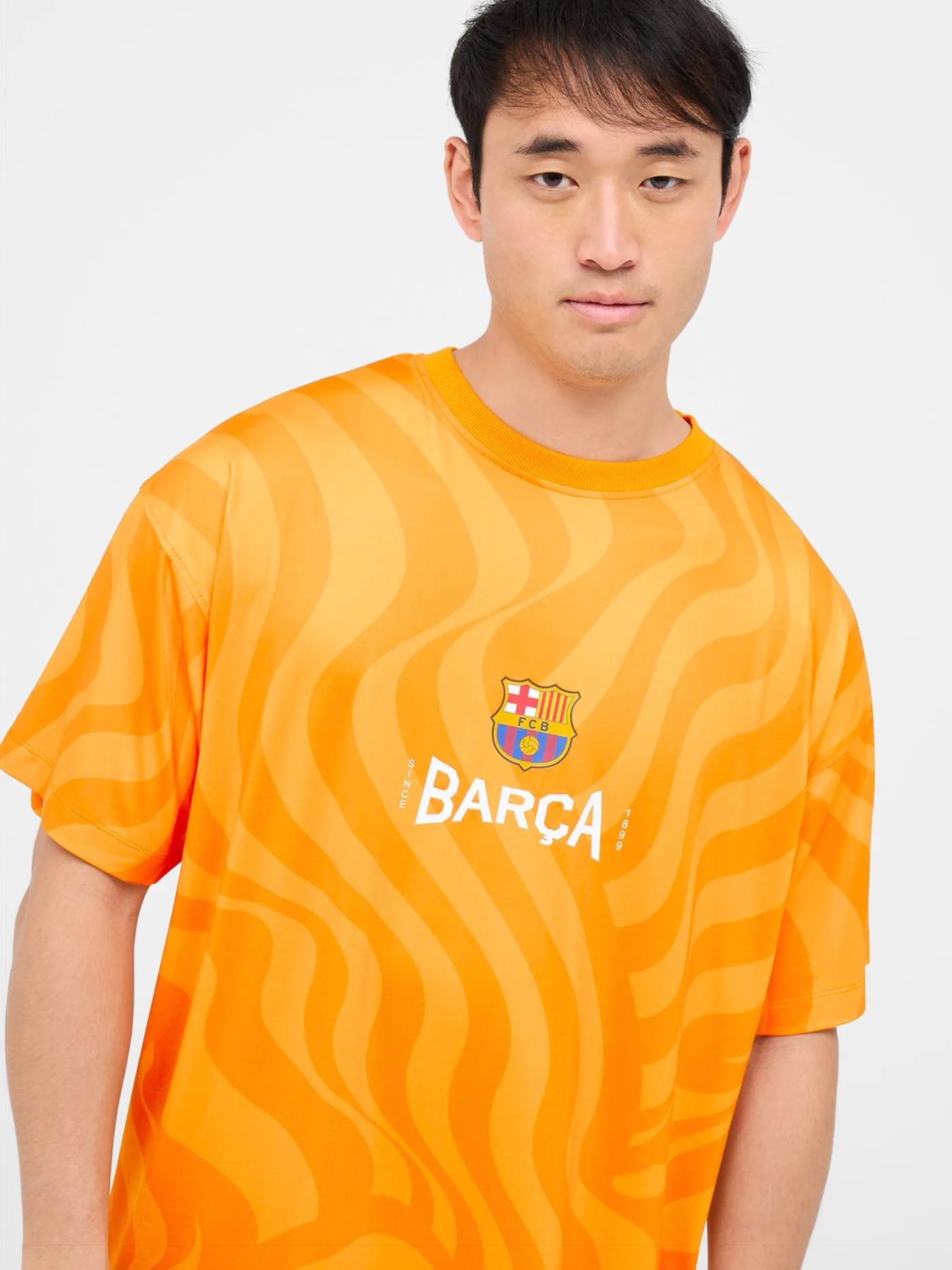 Short-sleeved T-shirt with Bara pattern