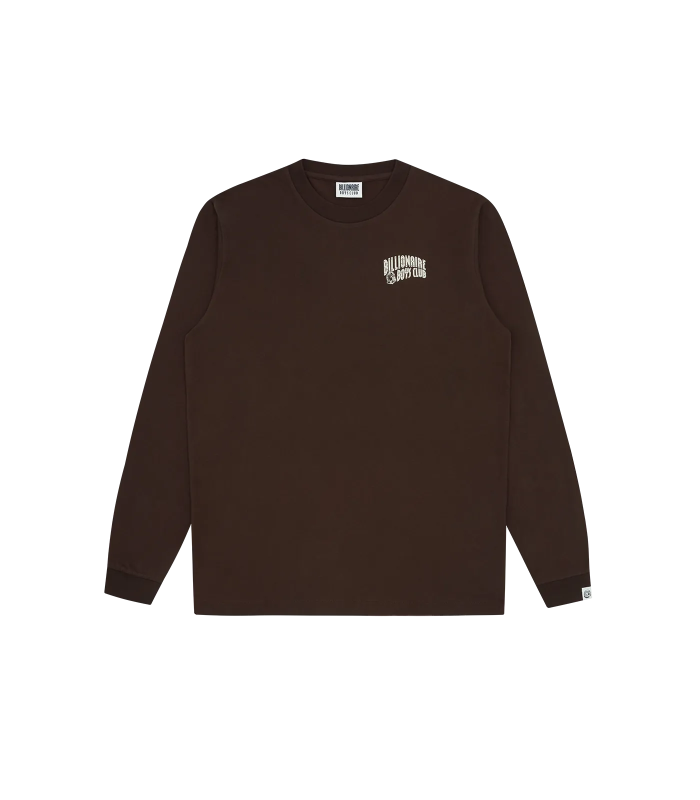 SMALL ARCH LOGO L/S T-SHIRT - BROWN