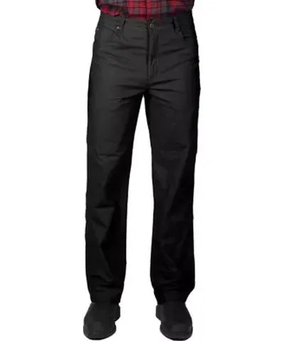 Smith's Workwear Men's Stretch Fleece-Lined Canvas 5-Pocket Pant