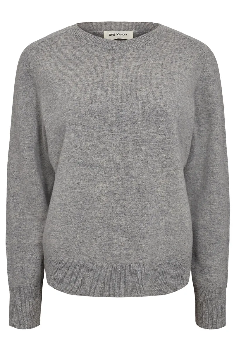 SNOS435 | Grey melange | Sweater fra Sofie Schnoor