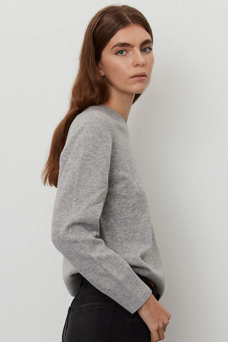 SNOS435 | Grey melange | Sweater fra Sofie Schnoor