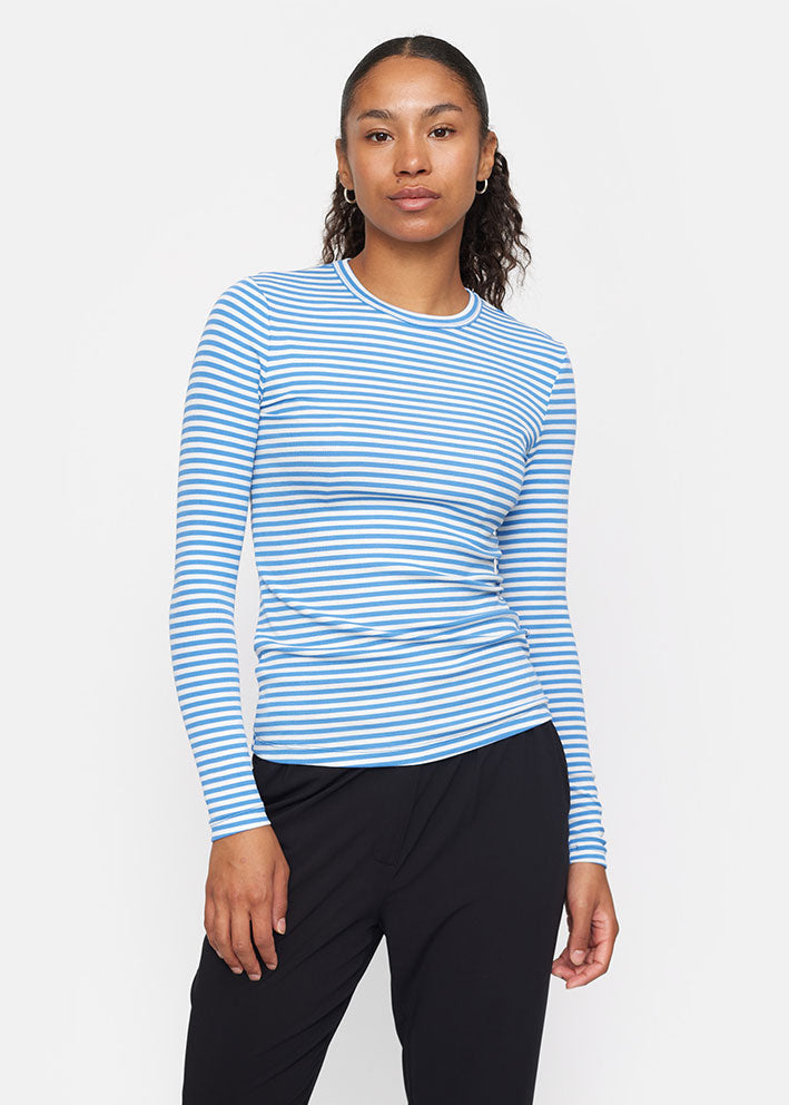 Soft Rebels Fenja Stripe O-neck T-shirt SR124-303 Regatta