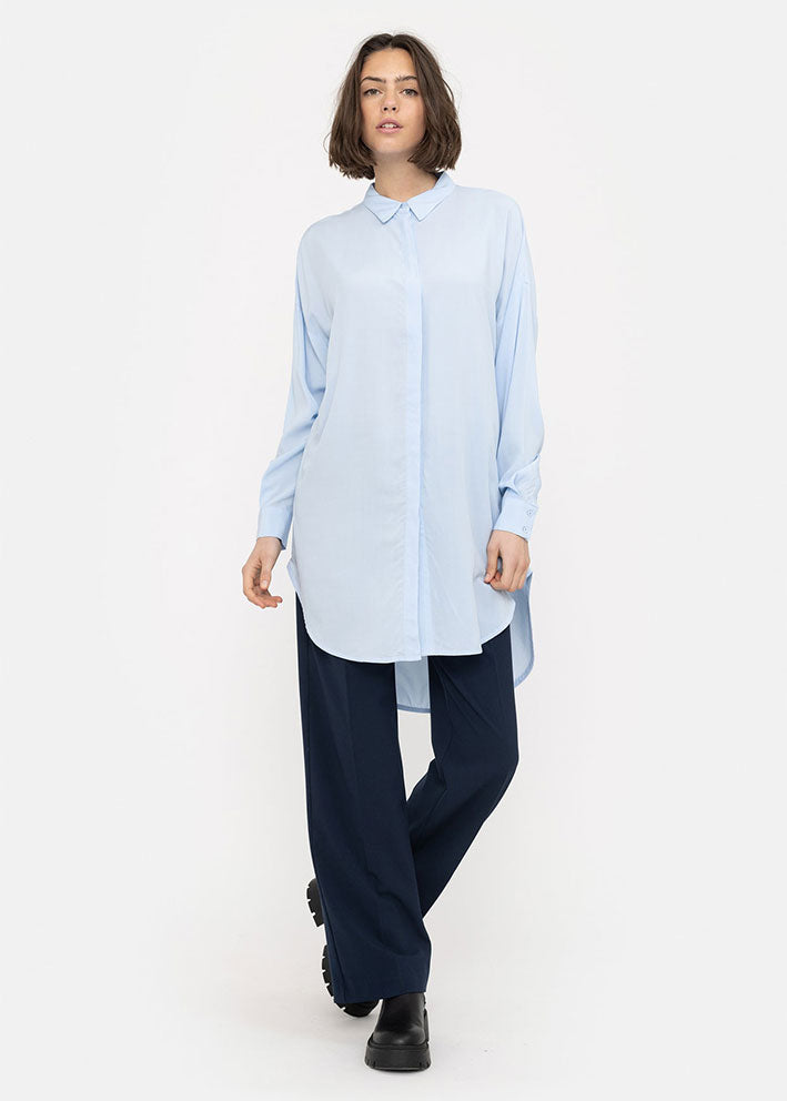 Soft Rebels Freedom Long Shirt - Skjorte - cashmere blue