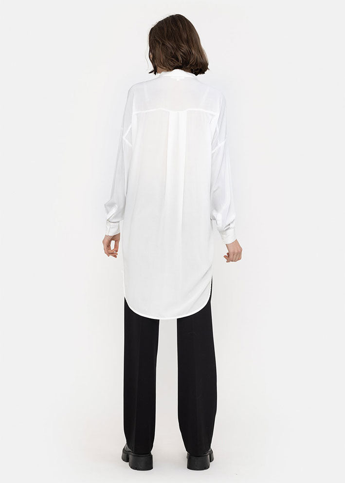 Soft Rebels Freedom Long Shirt - Skjorte - snow white