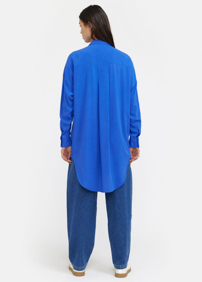 Soft Rebels Freedom Long Shirt SR420-758 Skjorte - Dazzling blue