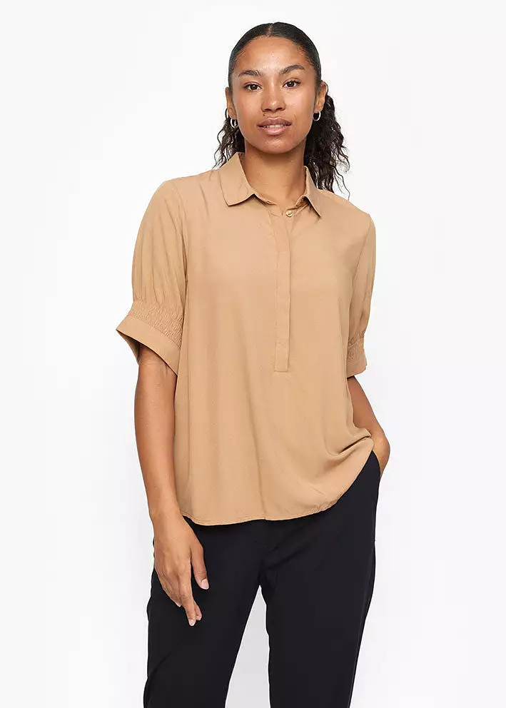 Soft Rebels Mayson Blouse SR124-702 Tigers Eye