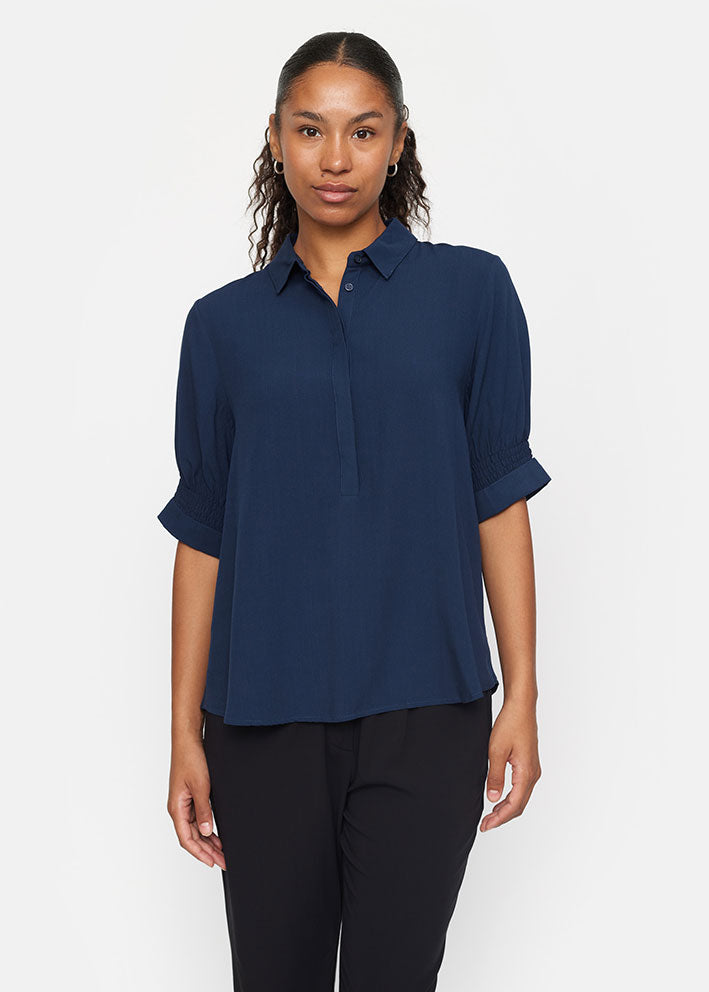 Soft Rebels Mayson Blouse SR124-702 Total Eclipse