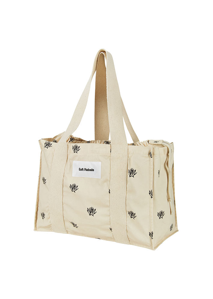 Soft Rebels Thistle Shopper Bag - Ecru