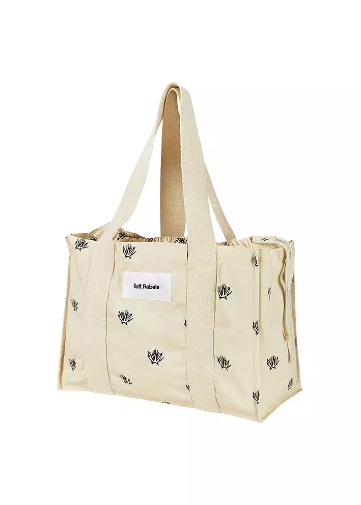 Soft Rebels Thistle Shopper Bag - Ecru