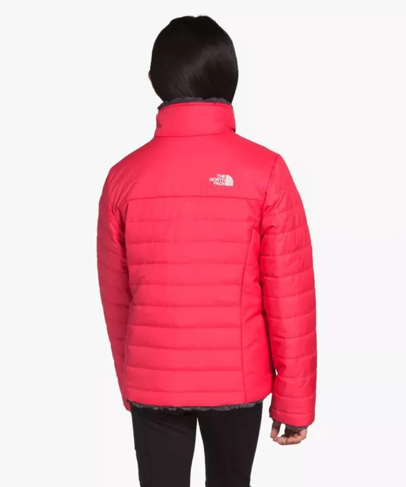 The North Face Girls’ Mossbud Swirl Reversible Jacket (Paradise Pink)