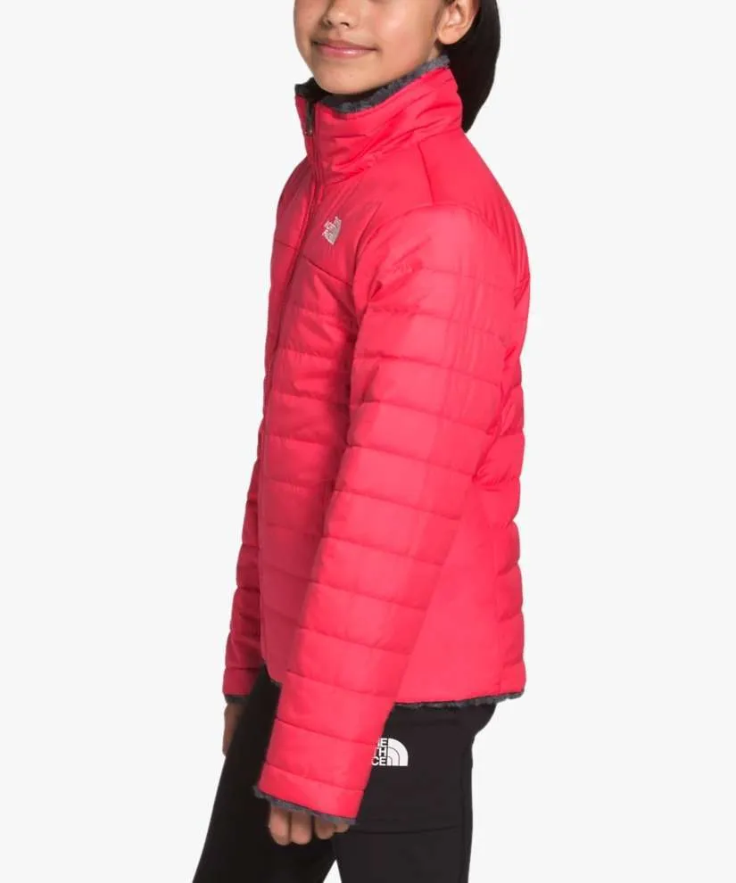 The North Face Girls’ Mossbud Swirl Reversible Jacket (Paradise Pink)