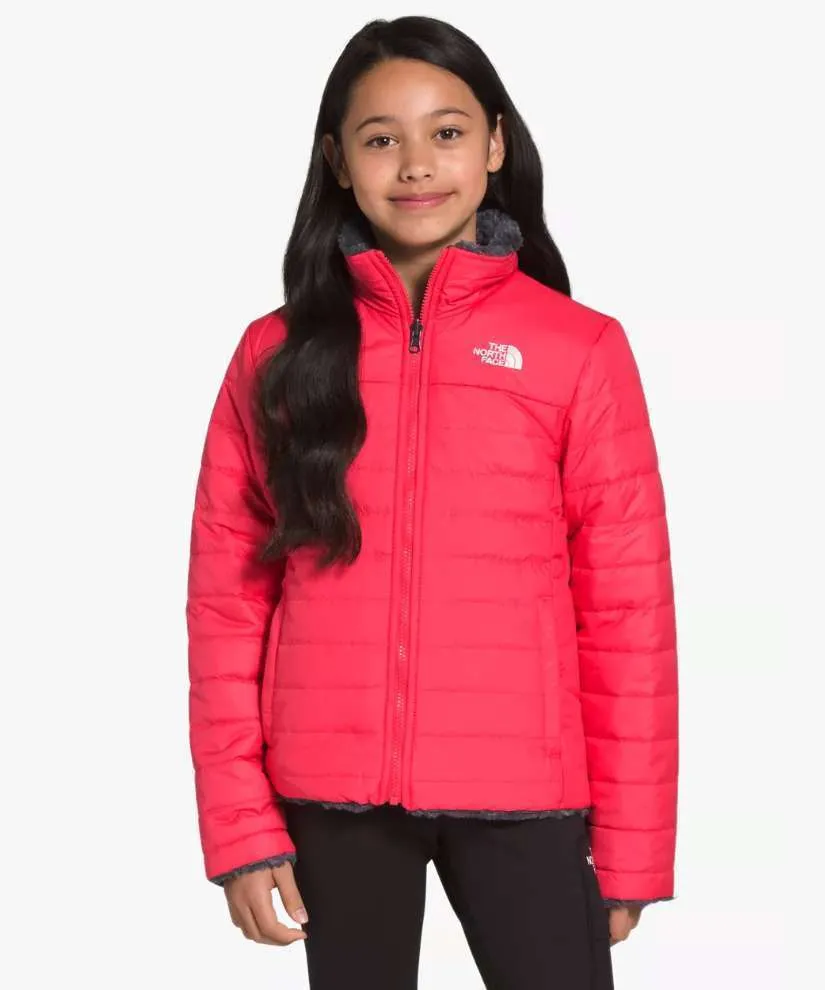 The North Face Girls’ Mossbud Swirl Reversible Jacket (Paradise Pink)