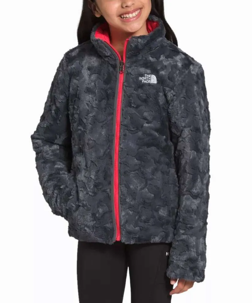 The North Face Girls’ Mossbud Swirl Reversible Jacket (Paradise Pink)