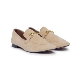 The Saturday Brunch Loafer | Beige Suede