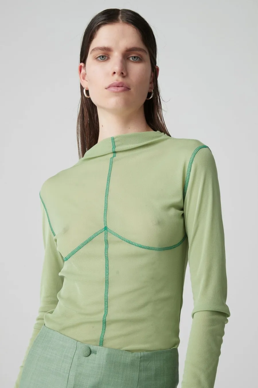 Women Atoir  | 002 Top Grass Green