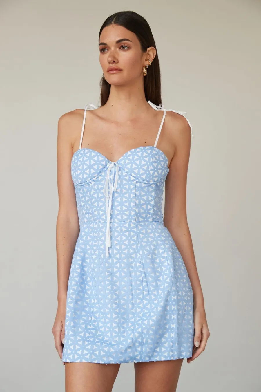 Women Atoir  | Adriana Dress Blue Daisy