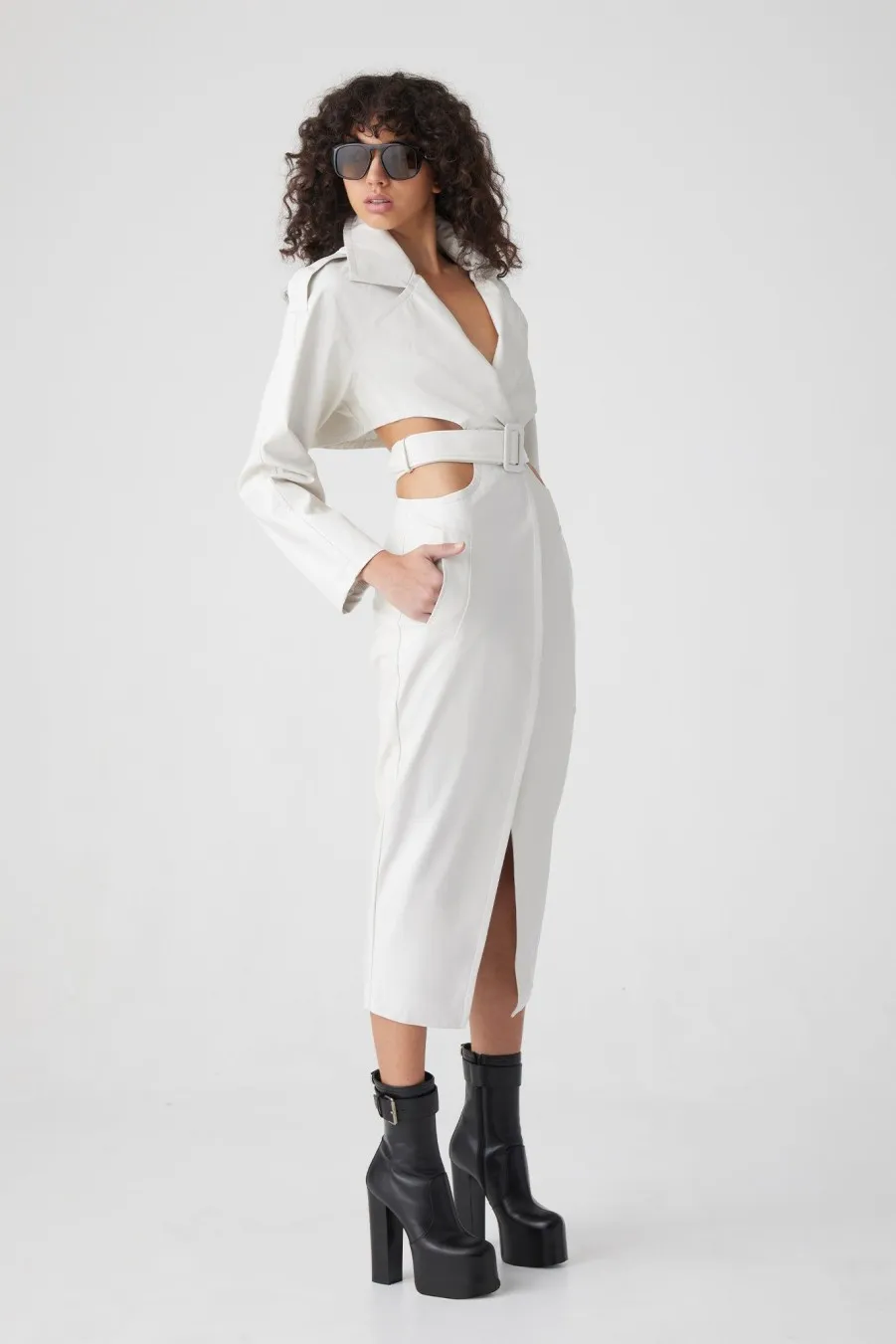 Women Atoir  | Celina Trench Milk White