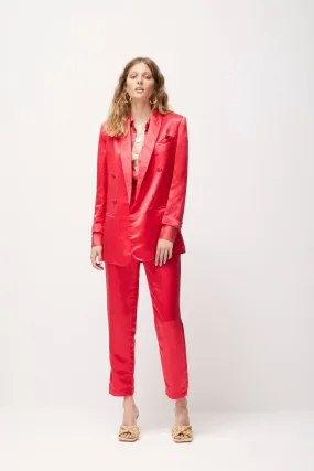 Women Atoir  | Chrysanthe Blazer Cherry Red