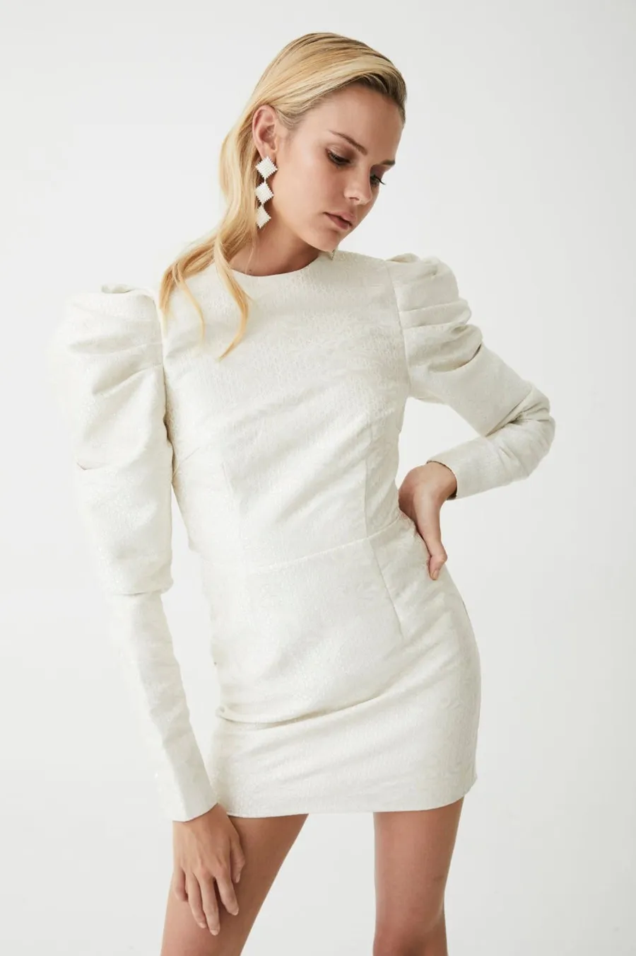 Women Atoir  | Normani Dress Royal White