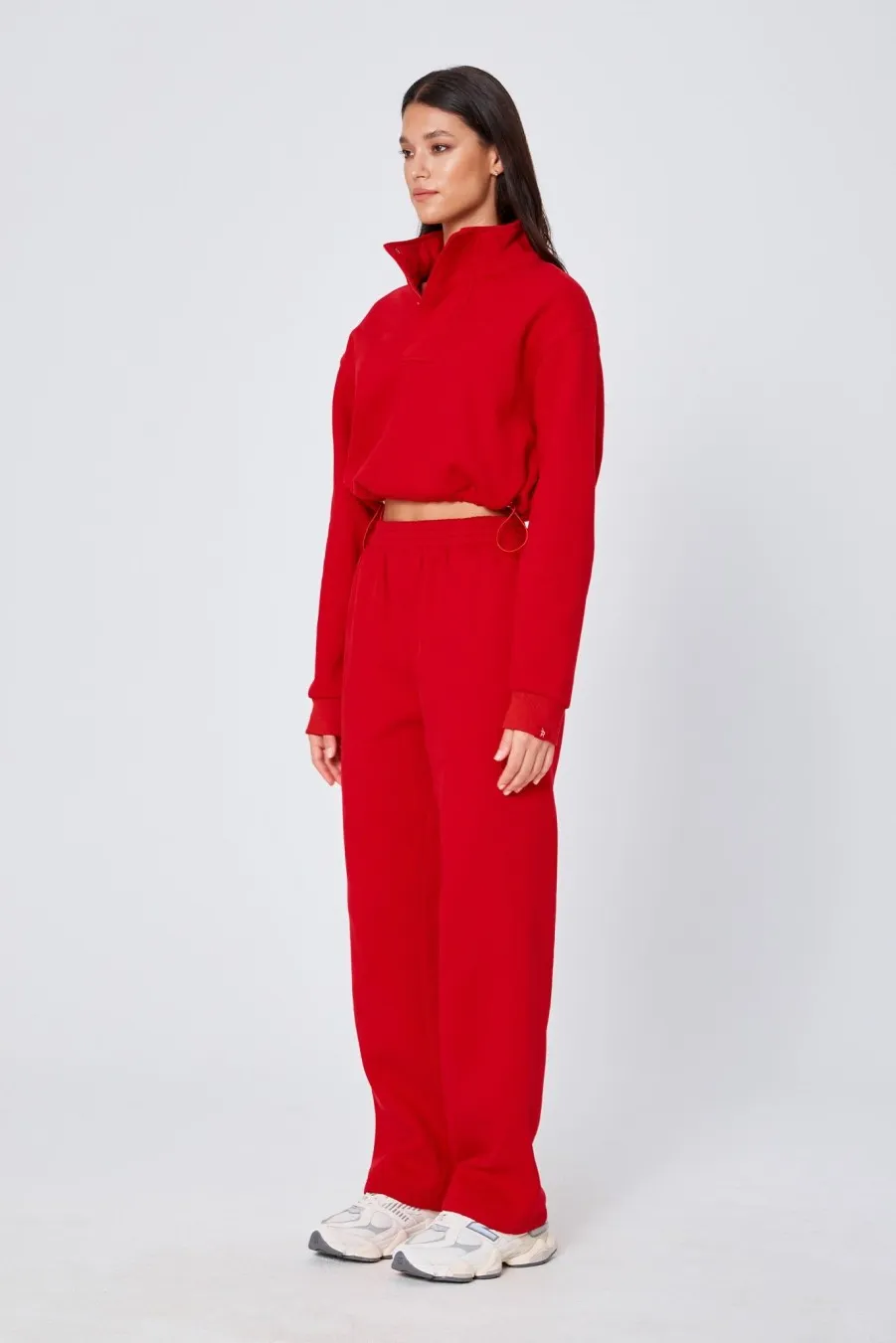 Women Atoir  | The Straight Leg Track Pant Chilli