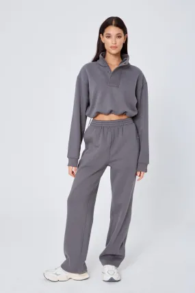 Women Atoir  | The Straight Leg Track Pant Stone