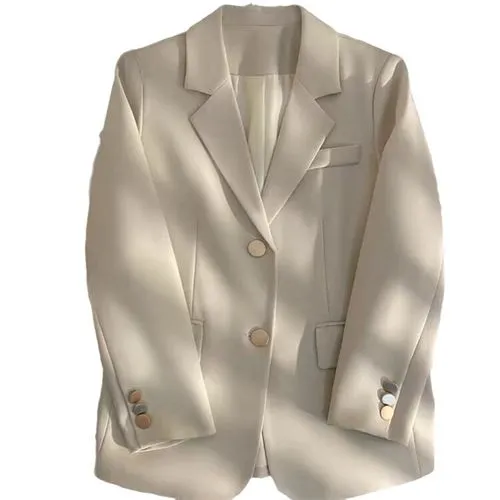 Women's Blazer Long Sleeve Blazers Pocket Elegant Formal Solid Color