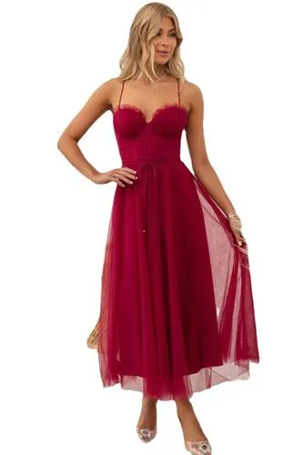 Women's Strap Dress Elegant Collarless Sleeveless Solid Color Maxi Long Dress Banquet