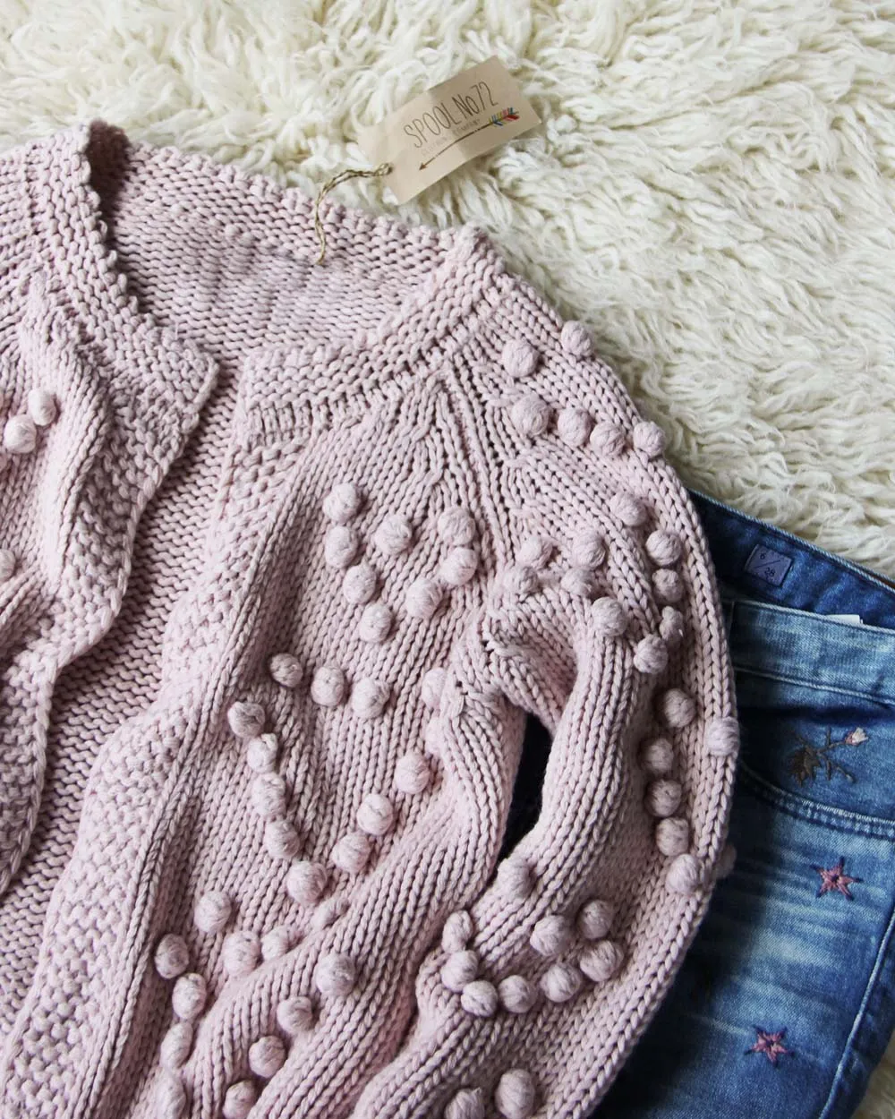 Xoxo Sweater in Mauve